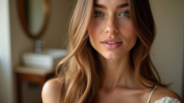 Stoppen Sie Frizz mit nanoplastia für perfekte Haarkondition